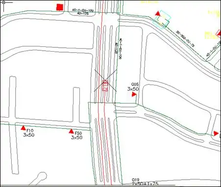 Vehicle track inside network map